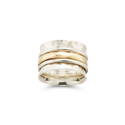 Palas Meditation Spinning Ring Sterling Silver Size 7
