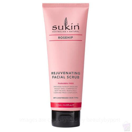Sukin Rosehip Rejuvenating Facial Scrub 125ml - OhYouLuckyDuck.com.au