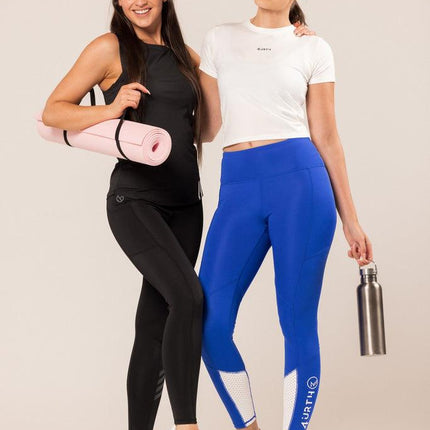 Premium Activewear - Signature Crop – White - OhYouLuckyDuck.com.au