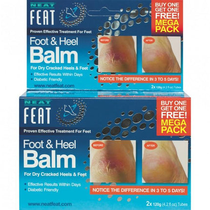 Neat Feat Heel Balm 120g 2 For 1 - OhYouLuckyDuck.com.au