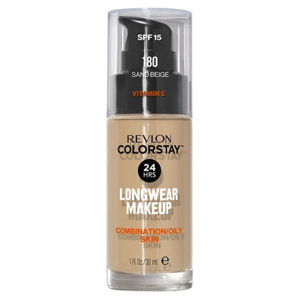 REVLON COLORSTAY 24 HOUR LONGWEAR FOUNDATION COMBINATION/OILY SAND BEIGE - OhYouLuckyDuck.com.au