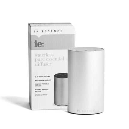 In Essence Silver Waterless Pure Essential Oil Diffuser - OhYouLuckyDuck.com.au
