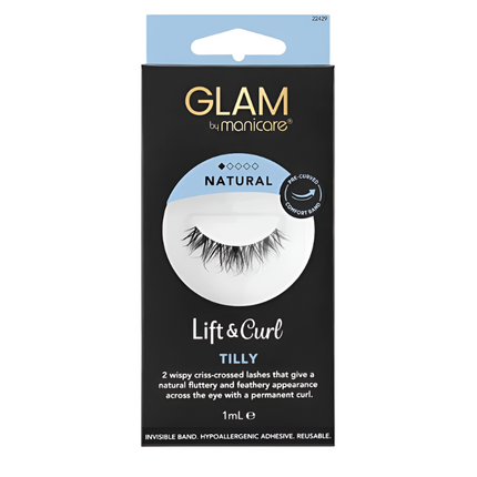 Manicare Glam Lift & Curl Tilly Lashes Natural