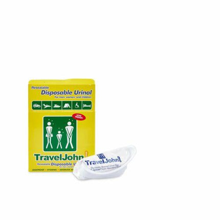 Travel John Resealable Disposable Urinal - Pack of 3 - OhYouLuckyDuck.com.au