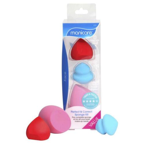Manicare Perfect & Correct 3pcs Sponge Kit - OhYouLuckyDuck.com.au