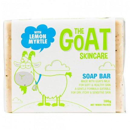 The Goat Skincare Soap Bar Lemon Myrtle 100G - OhYouLuckyDuck.com.au