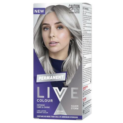 Schwarzkopf LIVE Colour Permanent Silver Storm - OhYouLuckyDuck.com.au