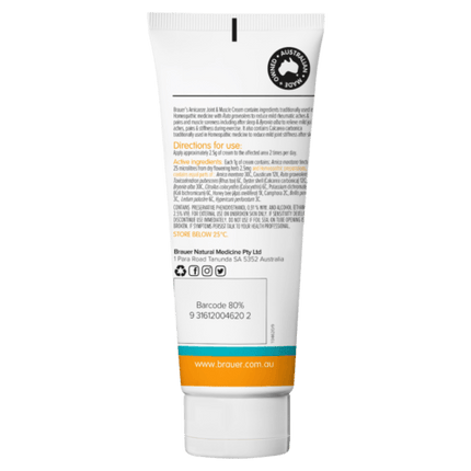 Brauer Arnicaeze Joint And Muscle Cream 100g - OhYouLuckyDuck.com.au