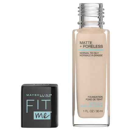Maybelline Fit Me Matte and Poreless Mattifying Liquid Foundation Classic Ivory 120 30ML