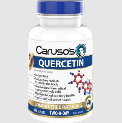 Caruso’s Quercetin Tabs 60 - OhYouLuckyDuck.com.au