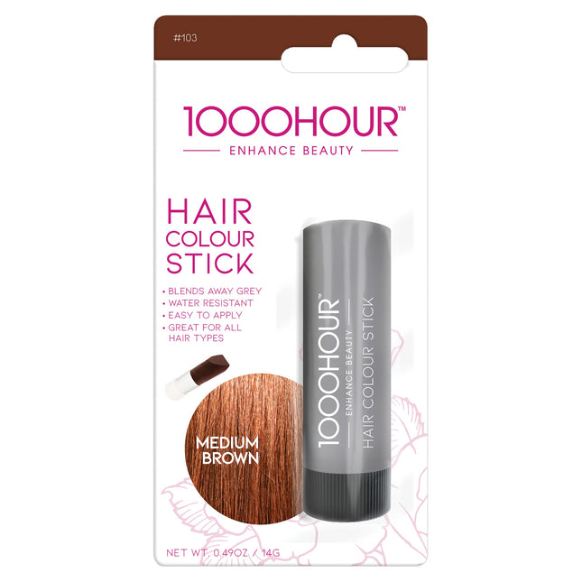 1000 Hour Hair Colour Stick Medium Brown 14G