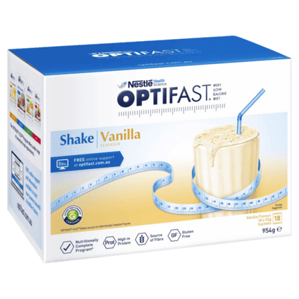 Optifast VLCD Vanilla Shake 18 X 53g - OhYouLuckyDuck.com.au