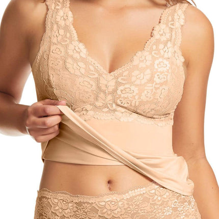 Kayser Daily Essentials Helen Micro & Heritage Lace Cami (465) - Skin - OhYouLuckyDuck.com.au