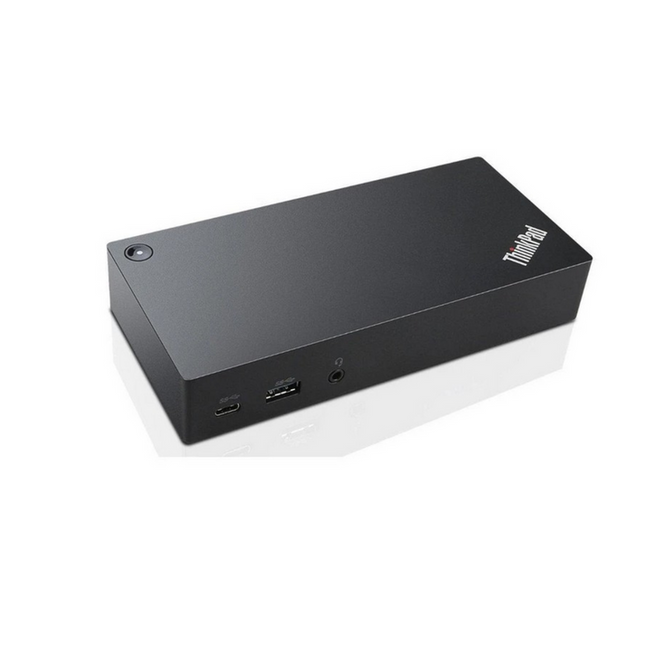 Lenovo Thinkpad Usb-C Dock 40A9 With Ac Power Adapter & Usb-C Cable - Refurbished