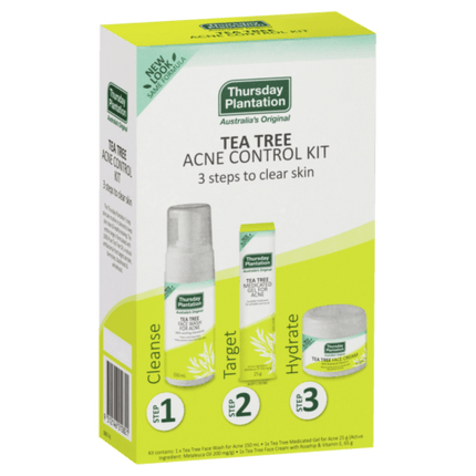 Thursday Plantation Tea Tree Clear Skin and Acne Control Pack - OhYouLuckyDuck.com.au