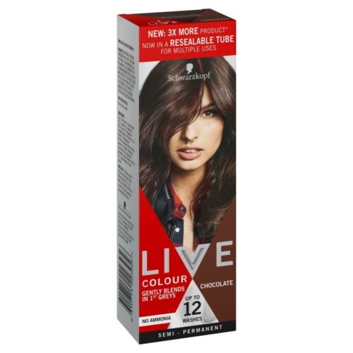 Schwarzkopf Live Colour Chocolate 75mL - OhYouLuckyDuck.com.au