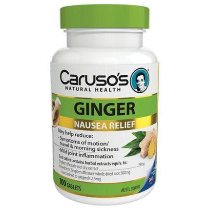 Caruso's Ginger Tablets 100 - OhYouLuckyDuck.com.au