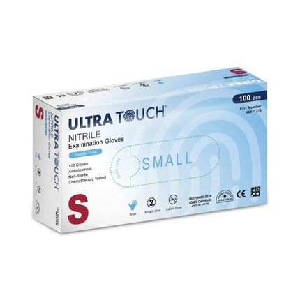 Ultra Touch Gloves Nitrile Blue Small