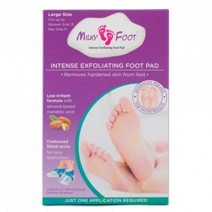 Milky Foot Intense Exfoliating Foot Pad Large Size - OhYouLuckyDuck.com.au