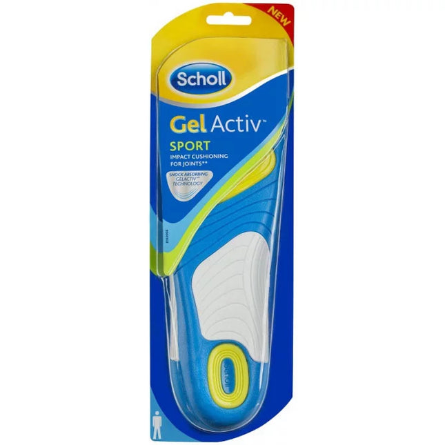 Scholl Gel Activ Sport Insoles For Men - OhYouLuckyDuck.com.au