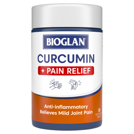 Bioglan Curcumin Plus Pain Relief 50 Tablets - OhYouLuckyDuck.com.au