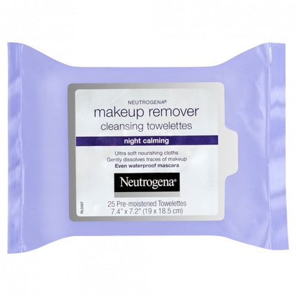 Neutrogena Makeup Remover Cleansing Towelettes-Night Calming - OhYouLuckyDuck.com.au