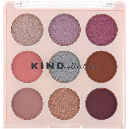 The Kind Collective 9 Pan Eyeshadow Palette Soft Lunch