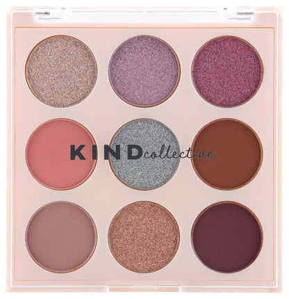 The Kind Collective 9 Pan Eyeshadow Palette Soft Lunch