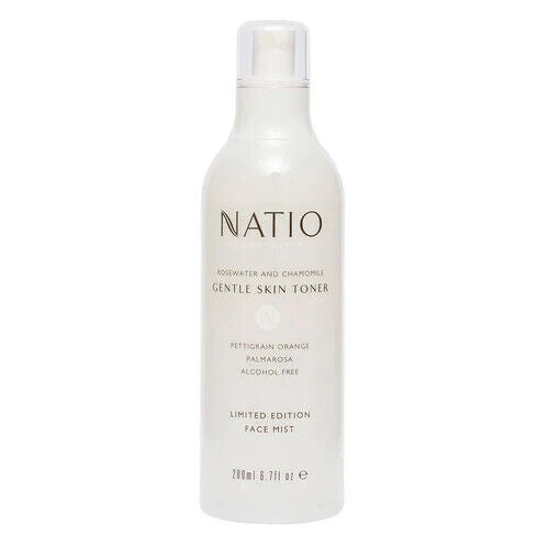 Natio Rosewater & Chamomile Gentle Skin Toner Mist 200Ml - OhYouLuckyDuck.com.au