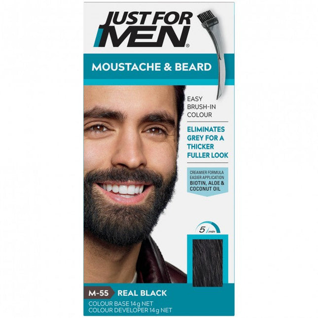 Just for Men 55 Beard Real Black - OhYouLuckyDuck.com.au
