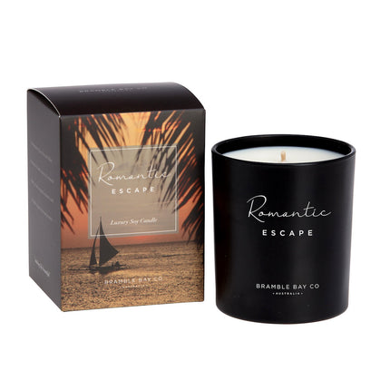 Bramble Bay Romantic Escape Scented Soy Wax Candle 300g