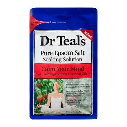 Dr Teals Epsom Salt Ashwagandha 1.36Kg