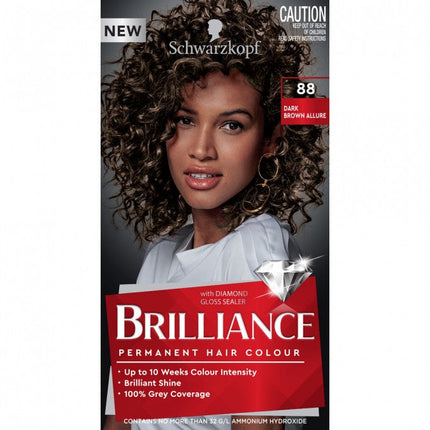 Schwarzkopf Brilliance 88 Dark Brown Allure - OhYouLuckyDuck.com.au