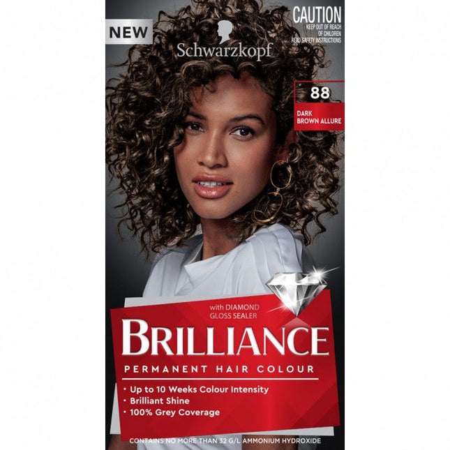 Schwarzkopf Brilliance 88 Dark Brown Allure - OhYouLuckyDuck.com.au