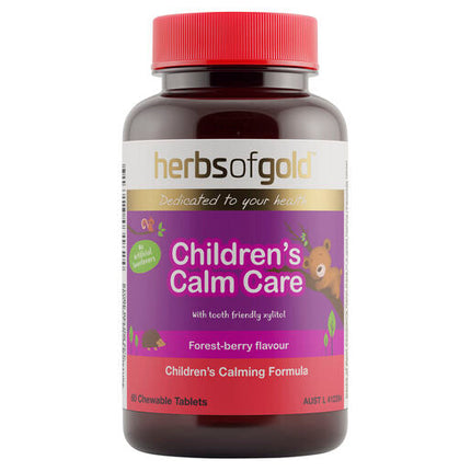 Herbs of Gold Childrens Calm Care 60 Tablets