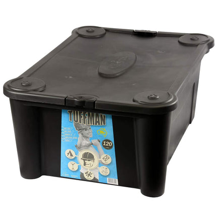 Tuffman Storage Box with Lid 120L