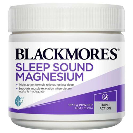 Blackmores Sleep Sound Magnesium Powder 187.5g - OhYouLuckyDuck.com.au
