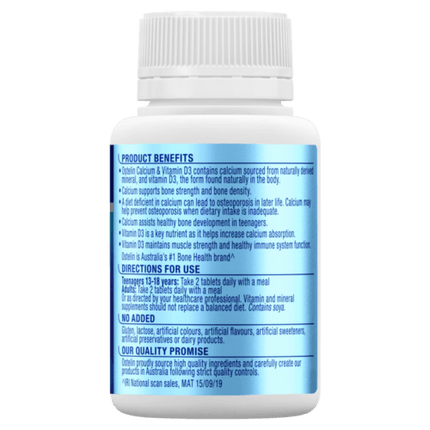 Ostelin Calcium & Vitamin D3 60 Tablets - OhYouLuckyDuck.com.au