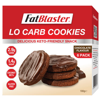 FatBlaster Lo Carb Cookie Chocolate Flavour 6 x 30g Pack (expired)