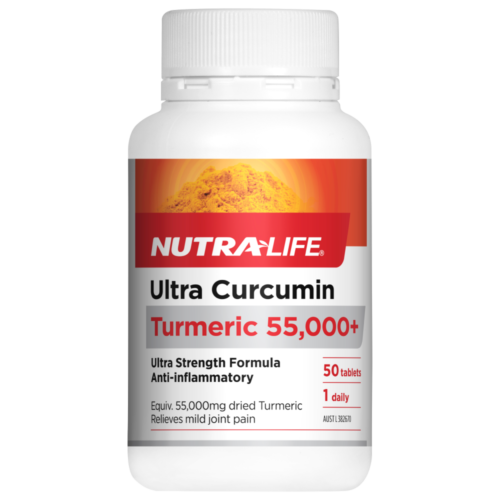 Nutra-Life Ultra Curcumin Turmeric 55000+ 50 Tablets - OhYouLuckyDuck.com.au