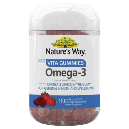 Nature's Way Adult Vitamina Gummies Omega 110 - OhYouLuckyDuck.com.au