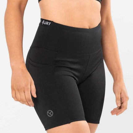 Premium Activewear - Arki Bike Shorts - Black - OhYouLuckyDuck.com.au