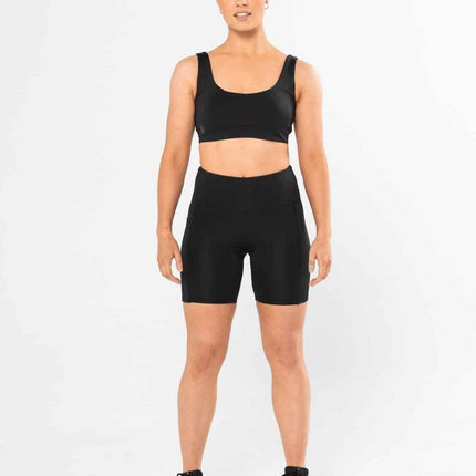 Premium Activewear - Arki Bike Shorts - Black - OhYouLuckyDuck.com.au