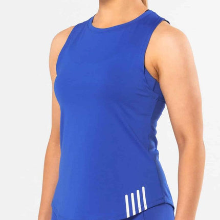 Premium Activewear - Fly Tank - Cobalt Blue - OhYouLuckyDuck.com.au