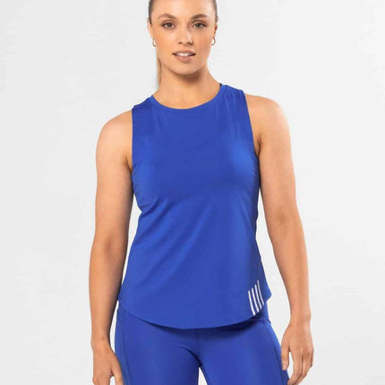 Premium Activewear - Fly Tank - Cobalt Blue - OhYouLuckyDuck.com.au