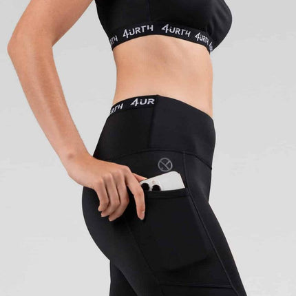 Premium Activewear - Kaia Leggings - Black - OhYouLuckyDuck.com.au