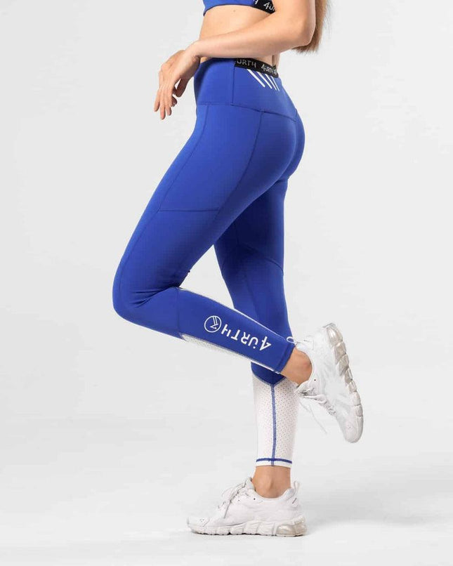 Premium Activewear - Kaia Leggings - Cobalt Blue - OhYouLuckyDuck.com.au