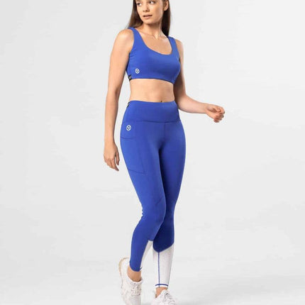 Premium Activewear - Kaia Leggings - Cobalt Blue - OhYouLuckyDuck.com.au
