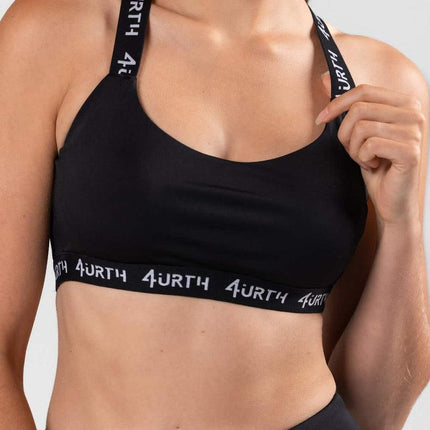 Premium Activewear - Maia Sports Bra - Black - OhYouLuckyDuck.com.au