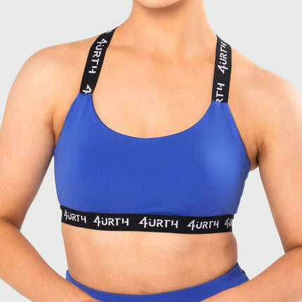 Premium Activewear - Maia Sports Bra - Cobalt Blue - OhYouLuckyDuck.com.au